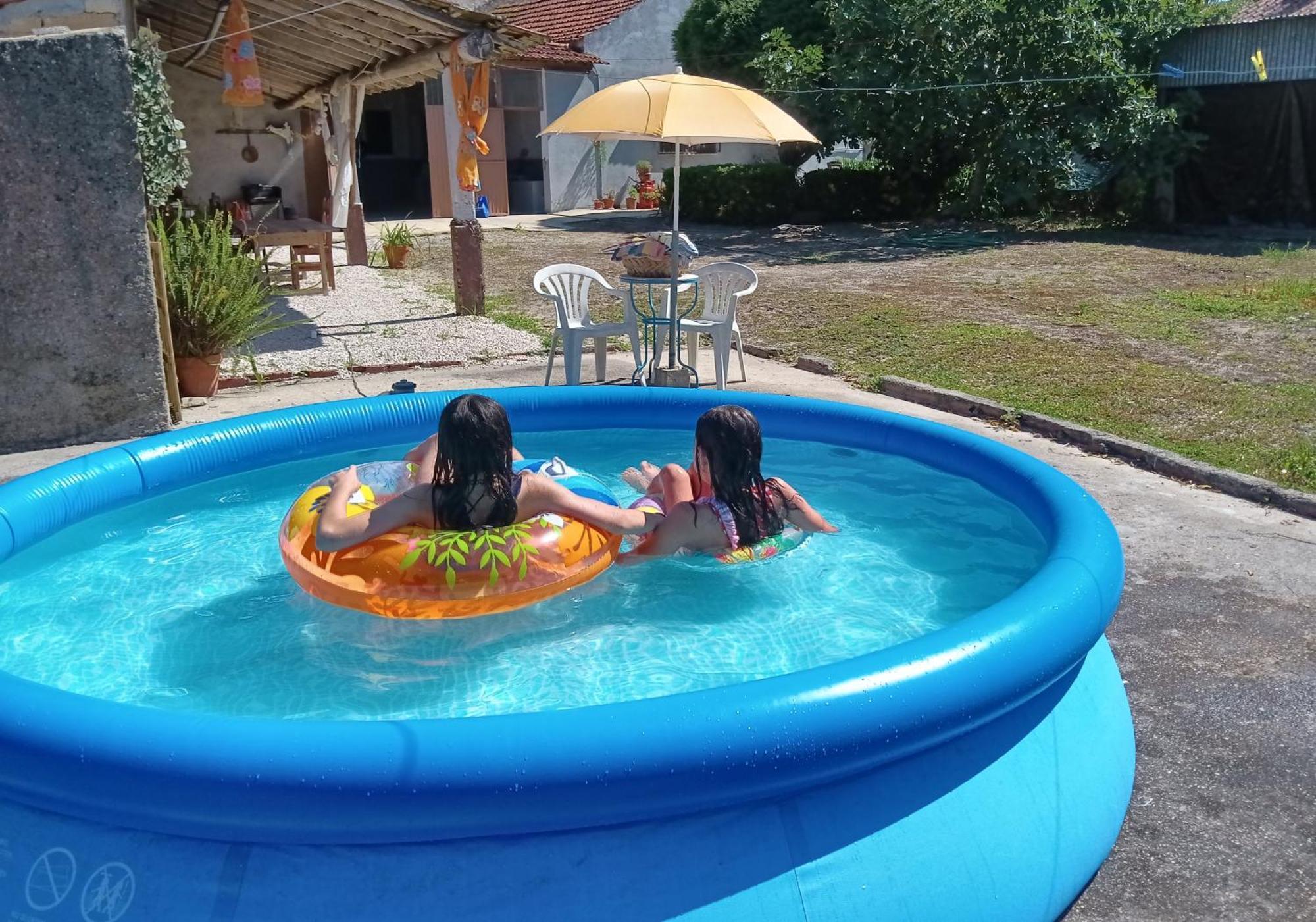 Casa Da Vovo Ceu - Casa De Campo Gandaresa - Country House, Entre Coimbra E Aveiro, A 15 Minutos Carro Praia Mira - Quintal Com Piscina Insuflavel كانتانهيدي المظهر الخارجي الصورة